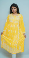 YELLOW MODAL HEAVY GAOWN