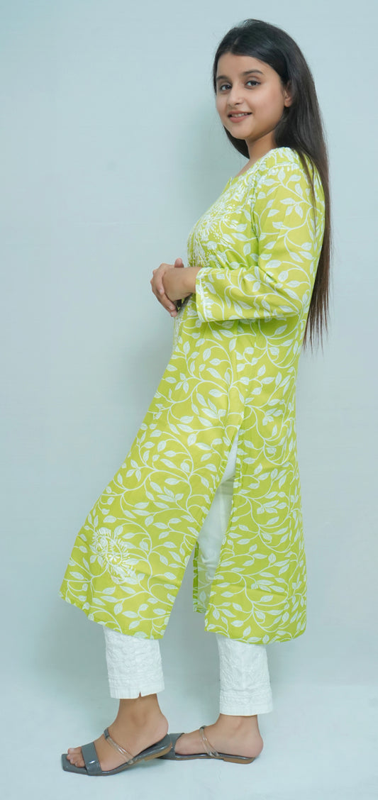 PRINTED MULMUL KHASHMIRI KUTRA