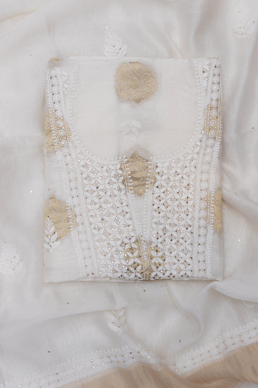 BANARASI CHIKANKARI SUIT