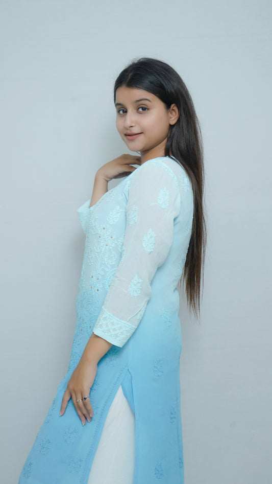 VISCOSE FRONT-JAAL KURTI