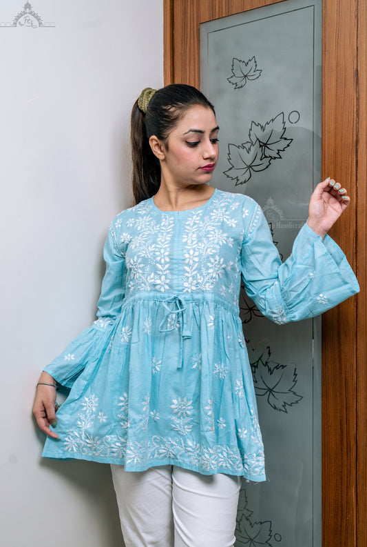 MODAL SATIN SHORT A-LINE KURTI'S