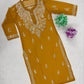 GALA BUTTI MIRROR HANDEMADE KURTA WITH INNER