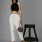 STRAIGHT CHIKANKARI PANT - DHARI