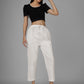 STRAIGHT CHIKANKARI PANT - WAVE