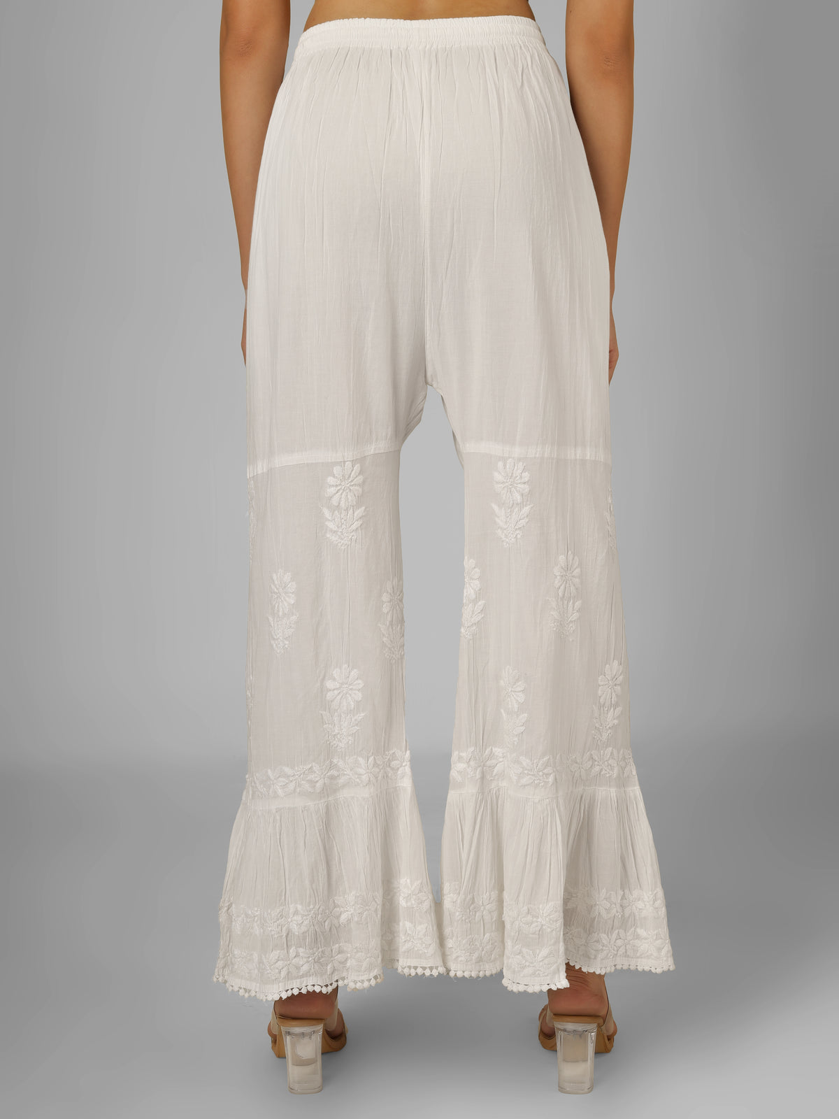 COTTON FRONT SLIT PALAZZO
