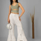COTTON FRONT SLIT PALAZZO