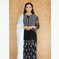 AADILA BLACK 56 KALI GEORGETTE CHIKANKARI ANARKALI
