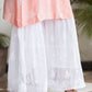WHITE GEORGETTE SINGLE LAYER CHIKANKARI GARARA