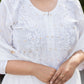 ADAB CHANDERI CHIKANKARI STITCHED SUIT SET