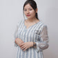 NAAYLA GREY GEORGETTE CHIKANKARI ANARKALI