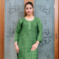 ADAB CHANDERI CHIKANKARI STITCHED SUIT SET