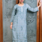 ADAB CHANDERI CHIKANKARI STITCHED SUIT SET