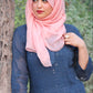 SUKAINA NAVY BLUE VISCOSE CHIKANKARI KURTA SET