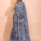 GEORGETTE FULL JAAL CHIKANKARI SAREE