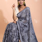 GEORGETTE FULL JAAL CHIKANKARI SAREE