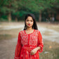 AISHWARY SHORT FROCK CHIKANKARI SET WITH DUPATTA