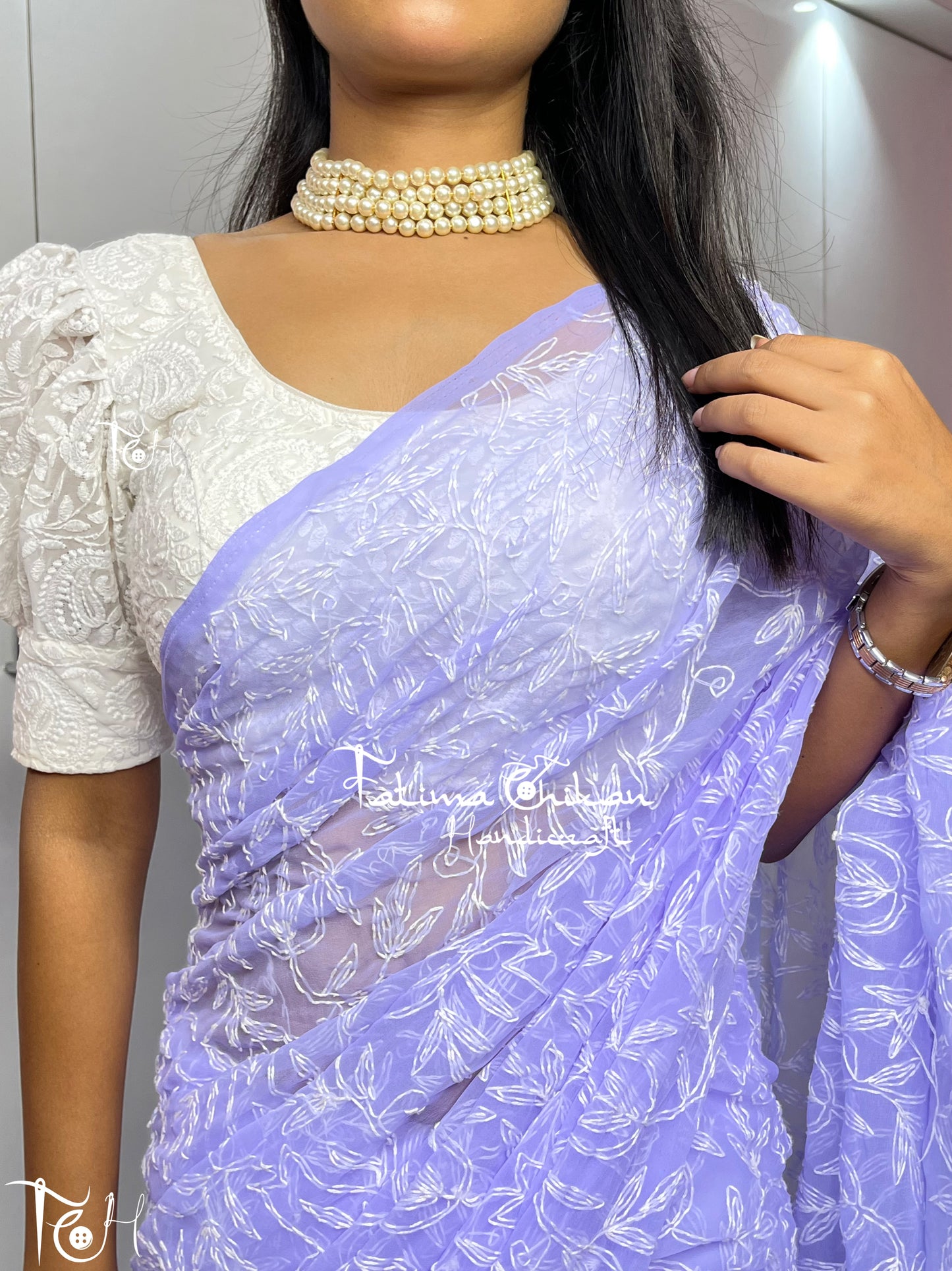 AISHWARYA TEEPCHI CHIKANKARI SAREE