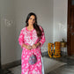 RASHMI MULMUL COTTON STRAIGHT CHIKANKARI KURTI