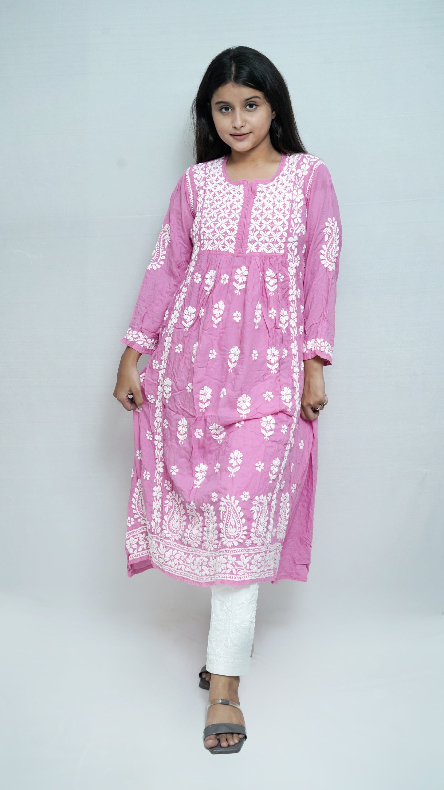 PINK MODAL HEAVY GAOWN