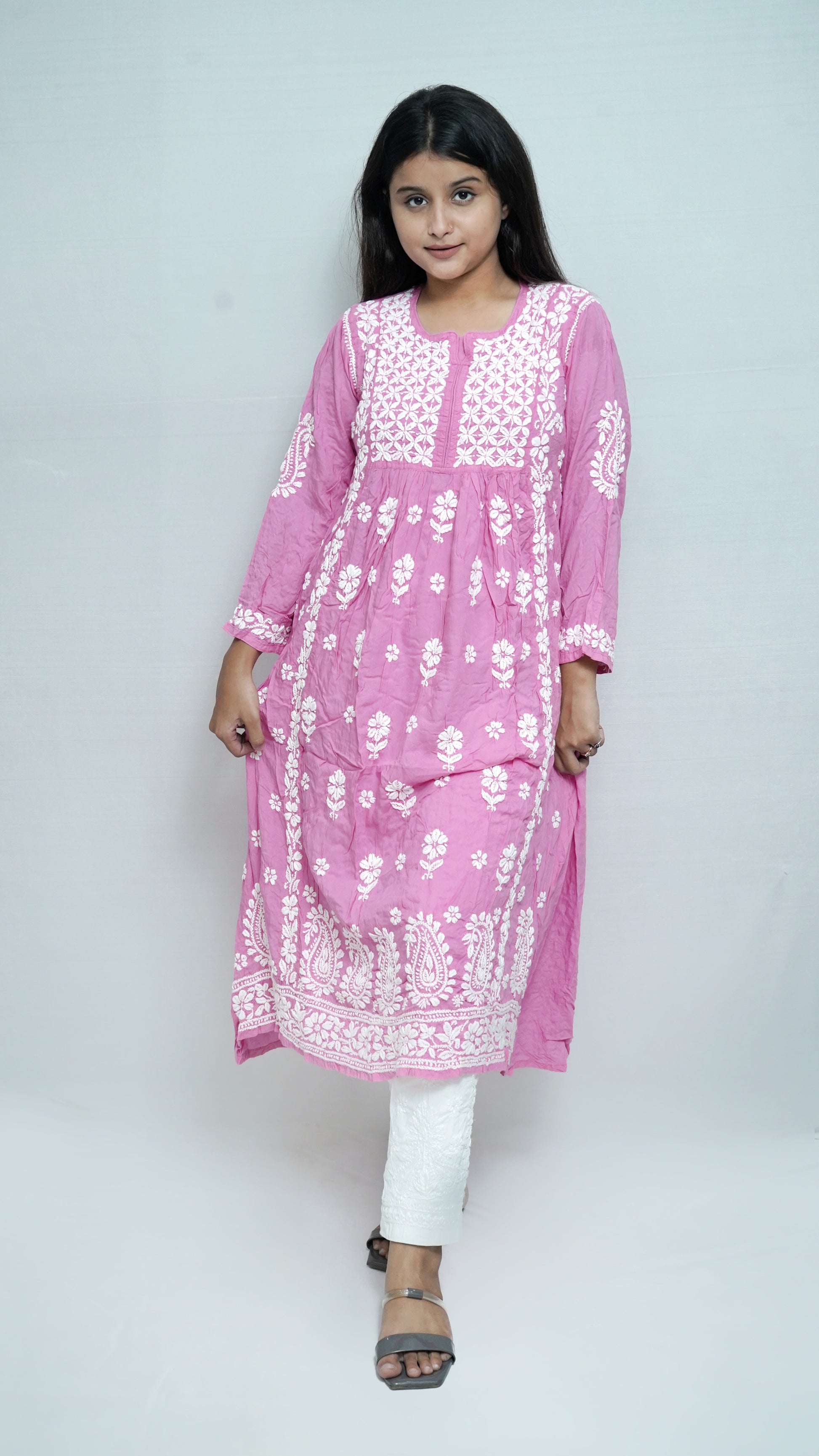 PINK MODAL HEAVY GAOWN