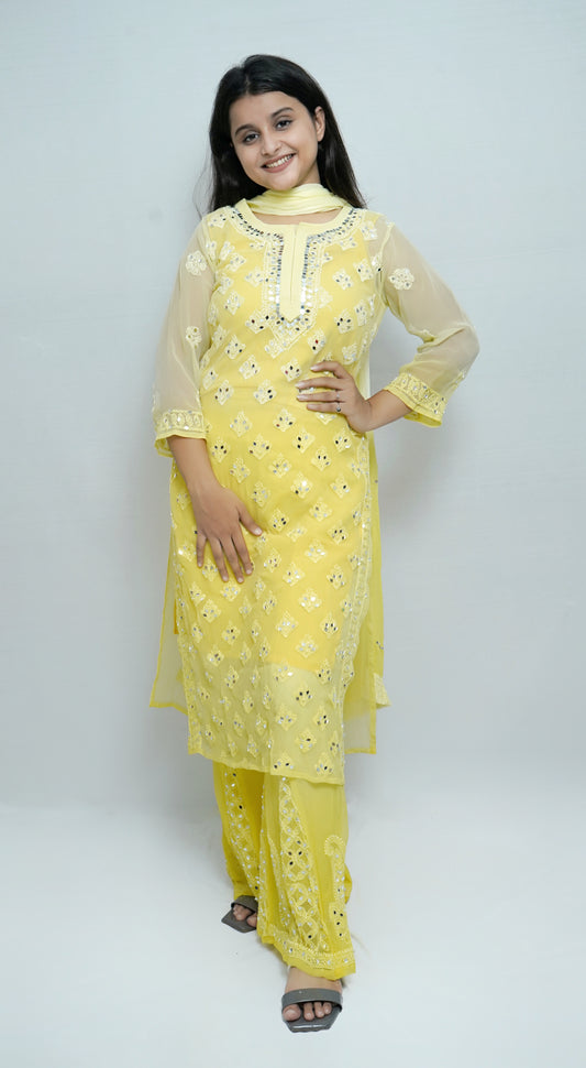 ZAREEN MIRROR BUTIJAAL KURTA SET