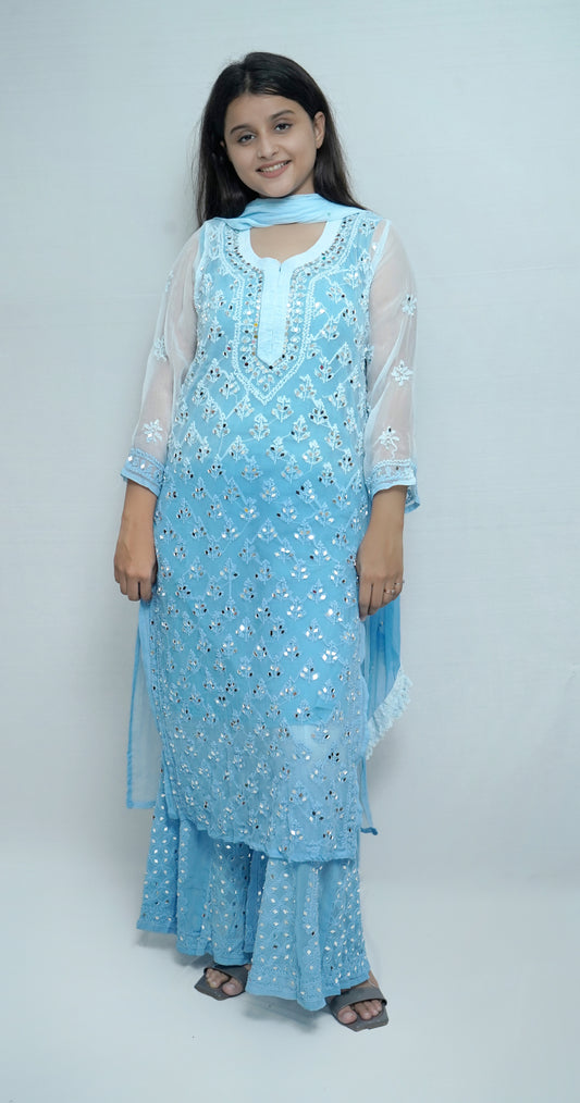 ZAREEN MIRROR BUTIJAAL SET