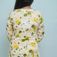 PRINTED MULMUL CHIKANKARI KURTA