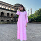 MUSLIN HANDWORK CHIKANKARI KURTI