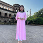 MUSLIN HANDWORK CHIKANKARI KURTI