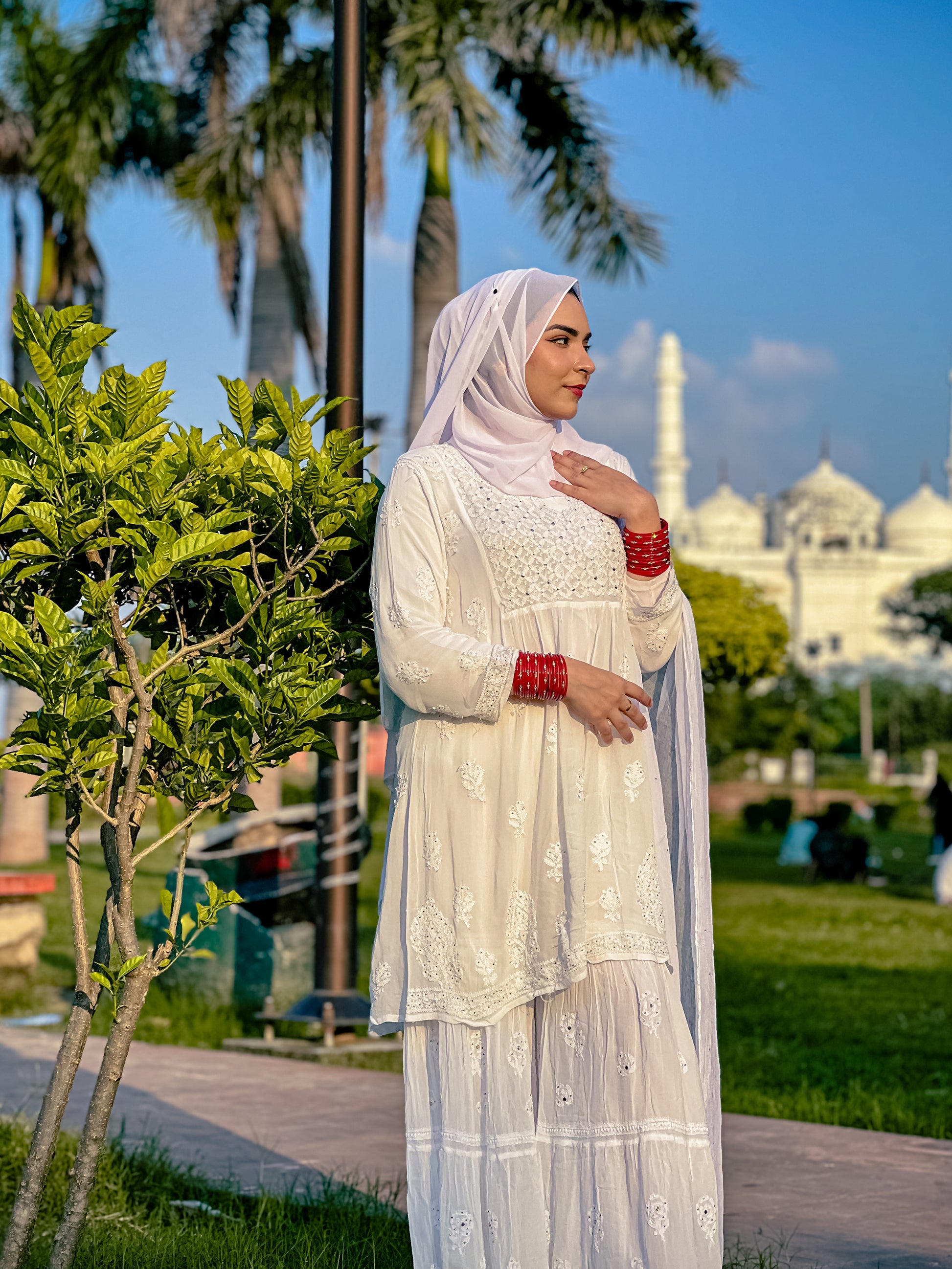 SABA VISCOSE SHARARA SET