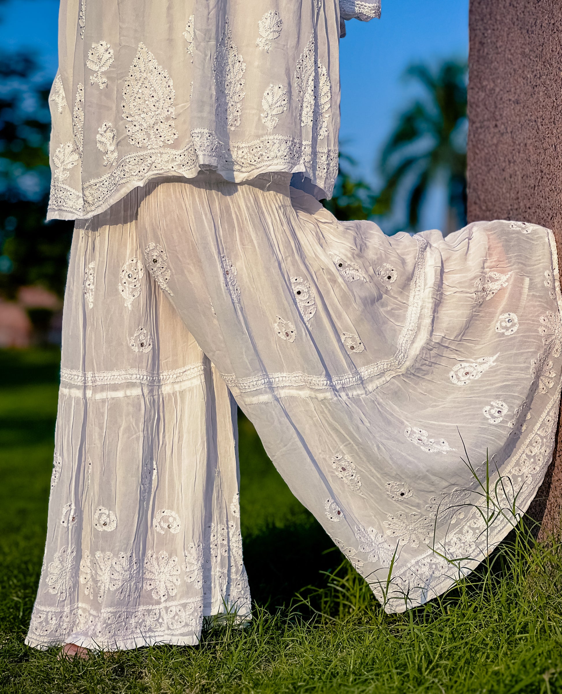 SABA VISCOSE SHARARA SET