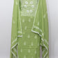 GREEN SOFT KOTA DORIYA SUIT WITH KURASHIYA DUPATTA