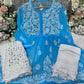 CHIKANKARI SHORT FROCK SET