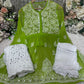 CHIKANKARI SHORT FROCK SET