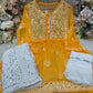 CHIKANKARI SHORT FROCK SET