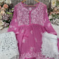 CHIKANKARI SHORT FROCK SET