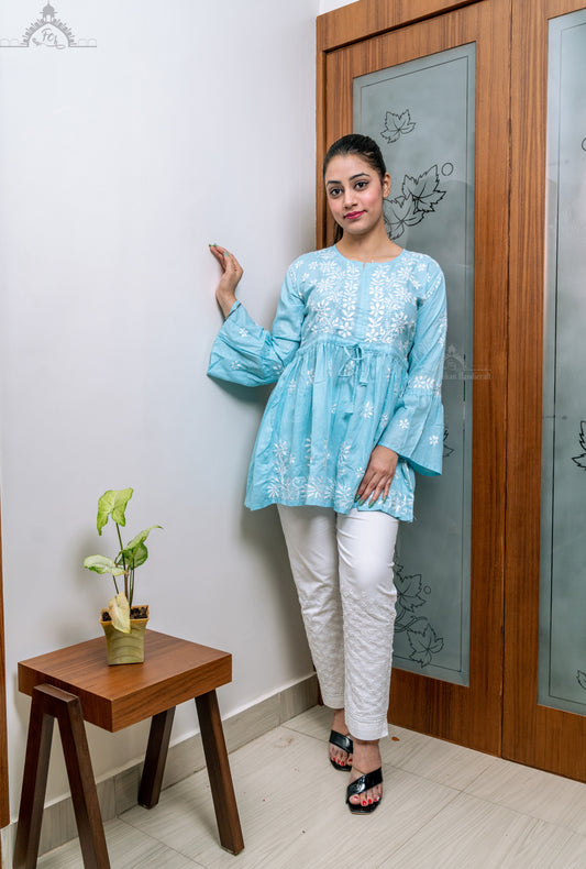 MODAL SATIN SHORT A-LINE KURTI'S