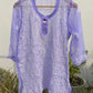 GEORGETTE CHIKANKARI SHORT TOPS